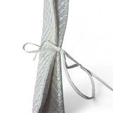The Quilted Rack Bag- Iridescent White