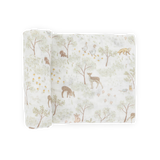 Cotton Muslin Swaddle Blanket- Woodland Friends