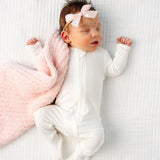 Wren Ribbed Zipper Footies
