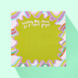 Writing This Down Wavy Sticky Reminder Pad