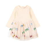Yvonne Ballerina Dress- Bow Colore
